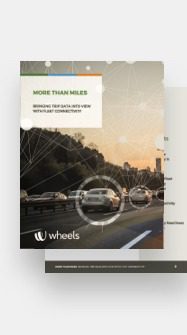 Preview of a Wheels resource about fleet connectivity titled More Than Miles